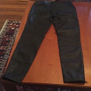 Vegan leather Free people skinny pants